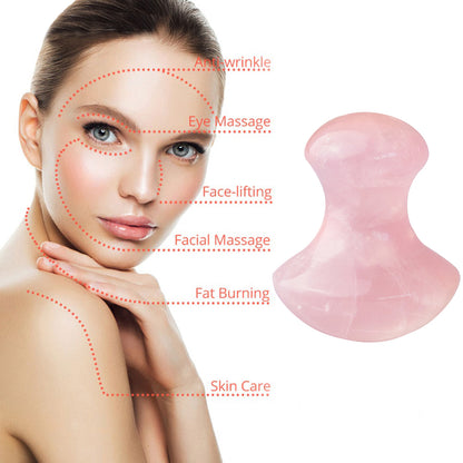 Rose Agate Gua Sha Massage Tool
