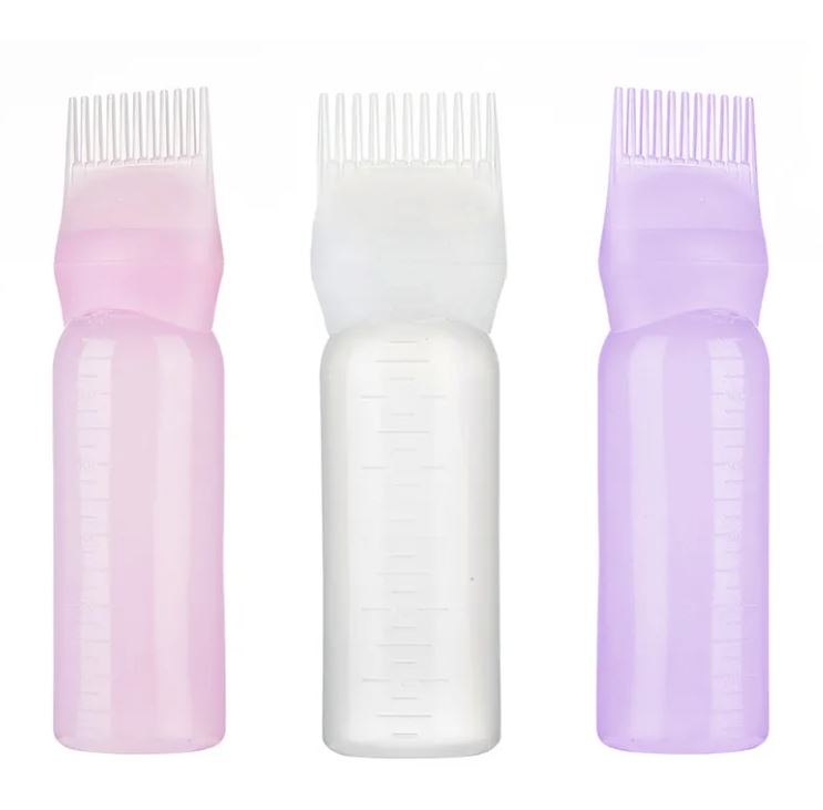 Hair Dye Applicator Comb Bottle