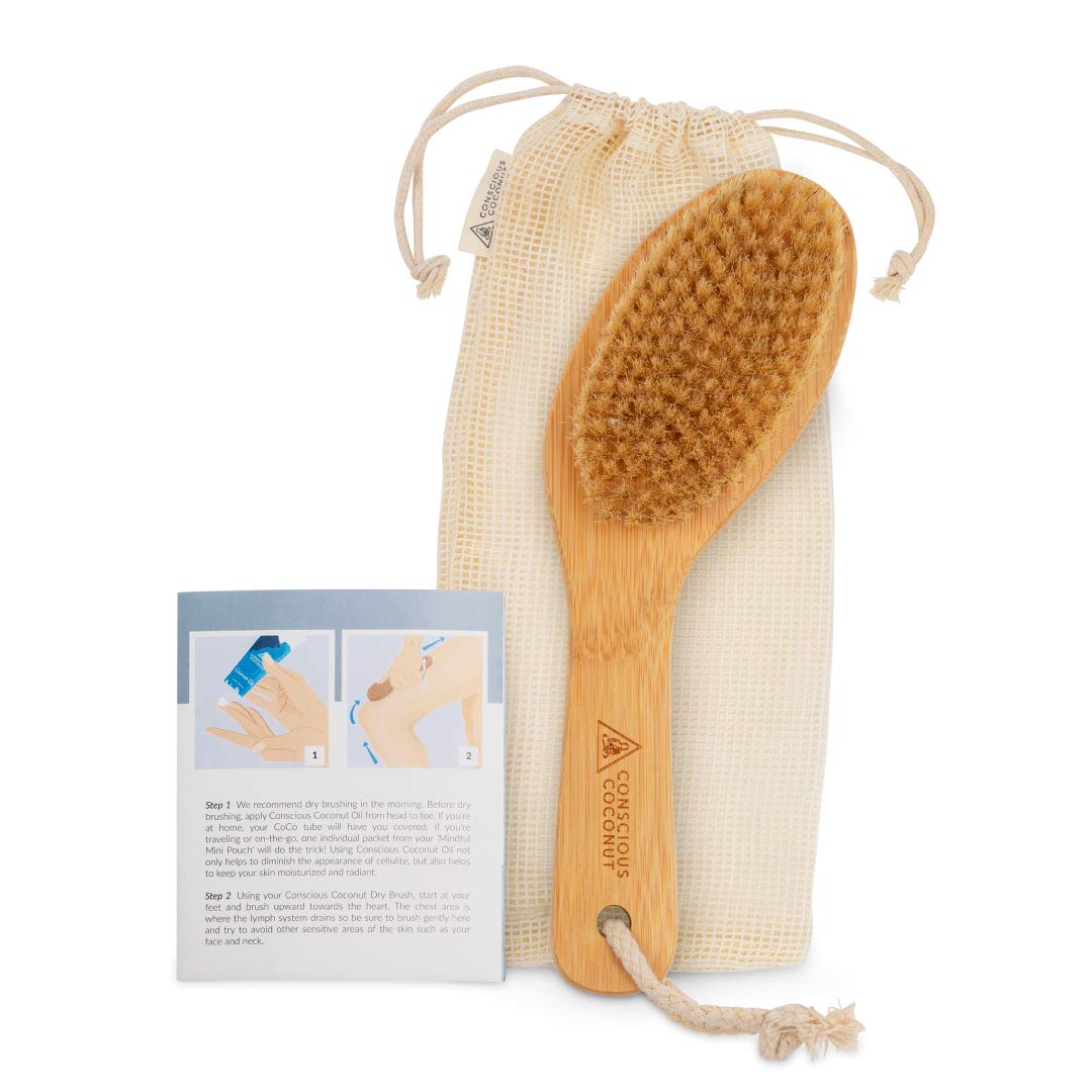 Bamboo Dry Body Brush Set