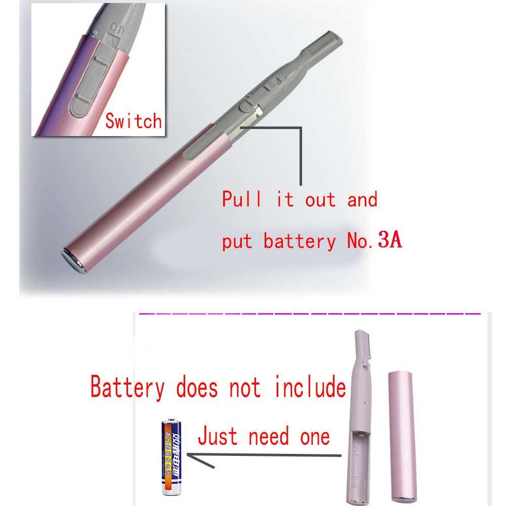 Women's Portable Electric Face and Body Hair Remover